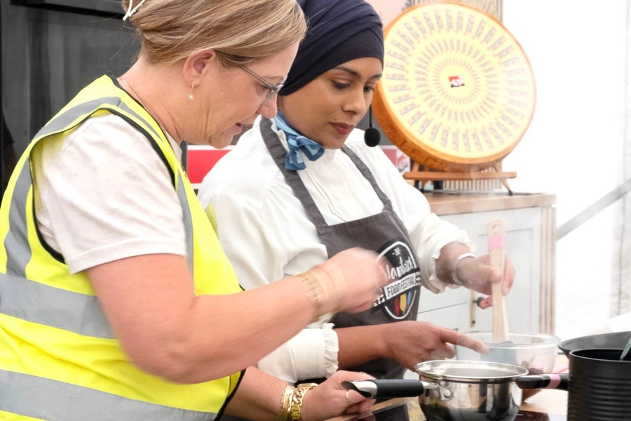 Babna Cooking, Connecting & Inspiring Live on Stage