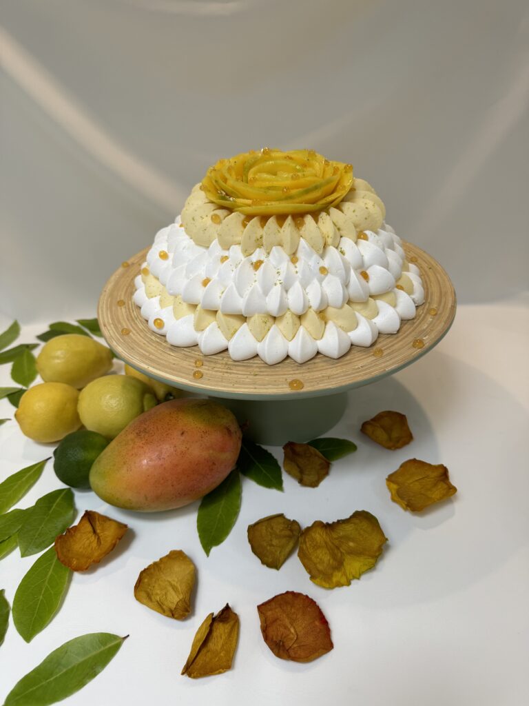 Babna's Mango and Coconut Pavlova Gateaux