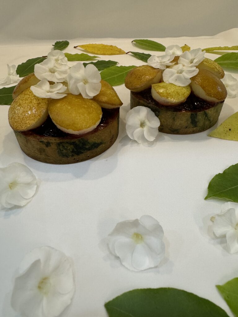 Babna's Pear and Berry Tartelettes