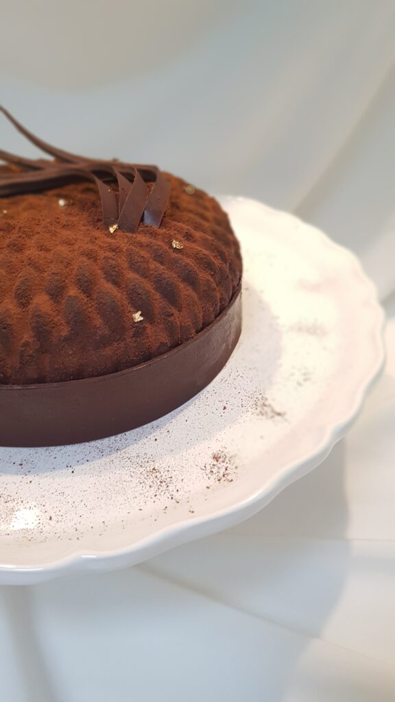 Babna's Chocolate and Peanut Entremet