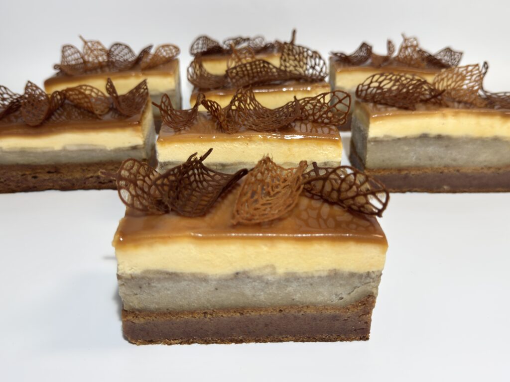Babna's Date, Banana and Caramel Slices