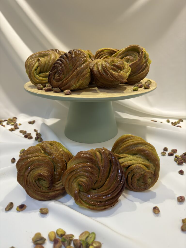 Babna's Pistachio Cruffins