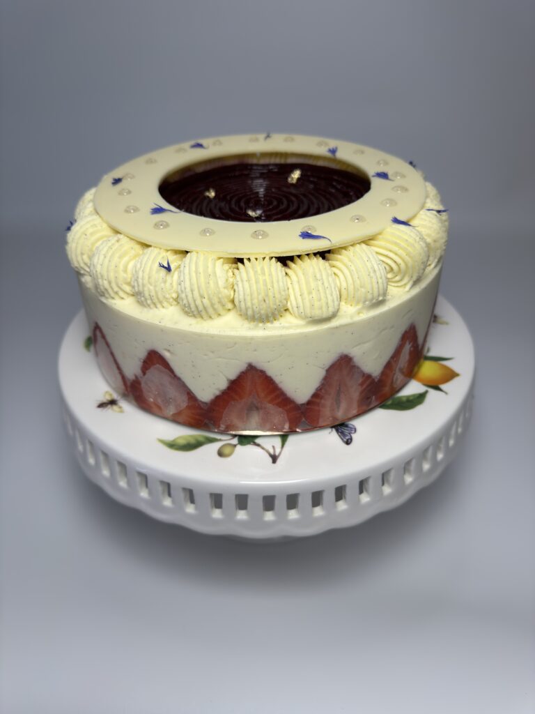 Babna's Strawberry Fraisier Cake